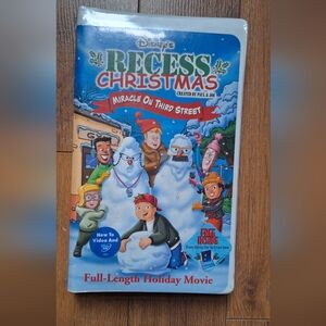 💿 3/$20 Disney Recess Christmas VHS - New! Still Sealed